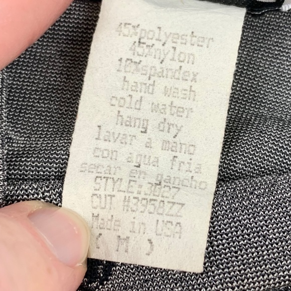 es.se Gray and Black Floral Bodycon Mini Dress - Picture 5 of 5